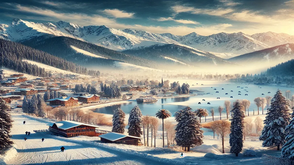 Mesmerizing Snowfall in Kashmir: A Winter Wonderland