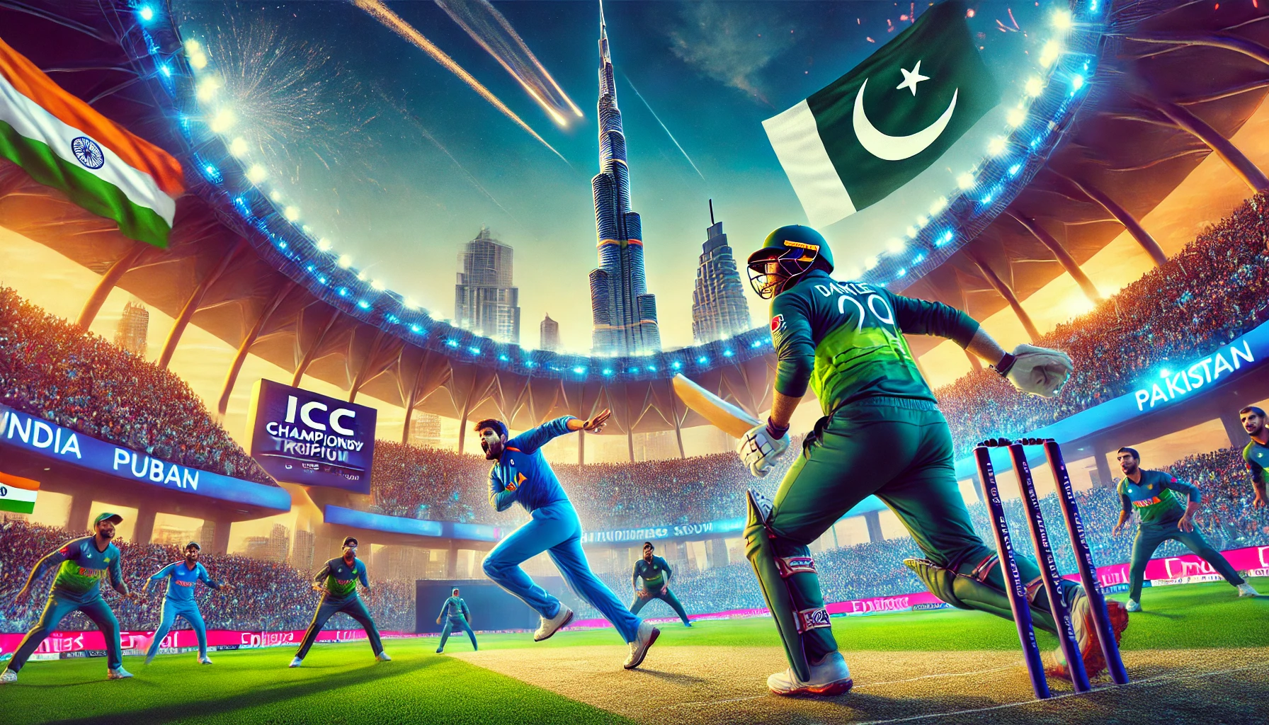 Champions Trophy 2025 Schedule India vs. Pakistan Clash on 23 February in Dubai