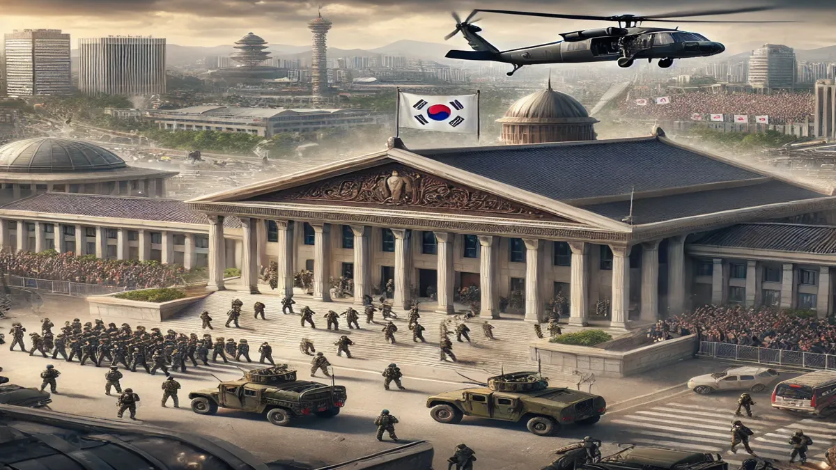 South Korea Martial Law Troops Enter Parliament, Helicopters Land on Roof – Live Updates